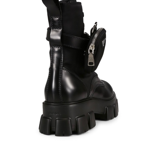 Booties prada
Leather zip pocket booties - Picture 4 of 5